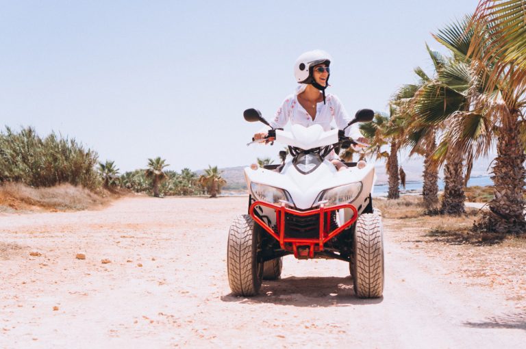 How can I safely prepare for a guided quad bike tour in Cyprus while following legal requirements and being environmentally friendly?